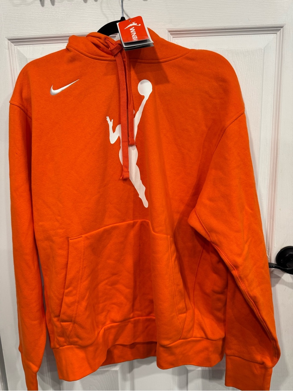 New - Nike WNBA Pullup Hoodie - Orange (L)